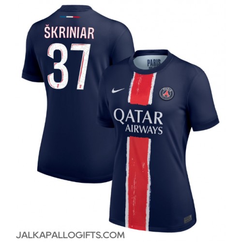 Paris Saint-Germain Milan Skriniar #37 Kotipaita Naiset 2024-25 Lyhythihainen